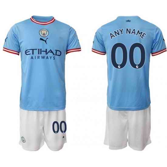 Manchester City Men Soccer Jersey 043  Customized